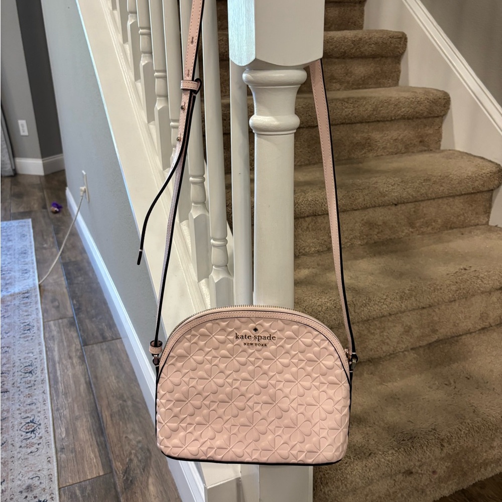 🌺 Kate Spade Pink Quilted Crossbody Bag
